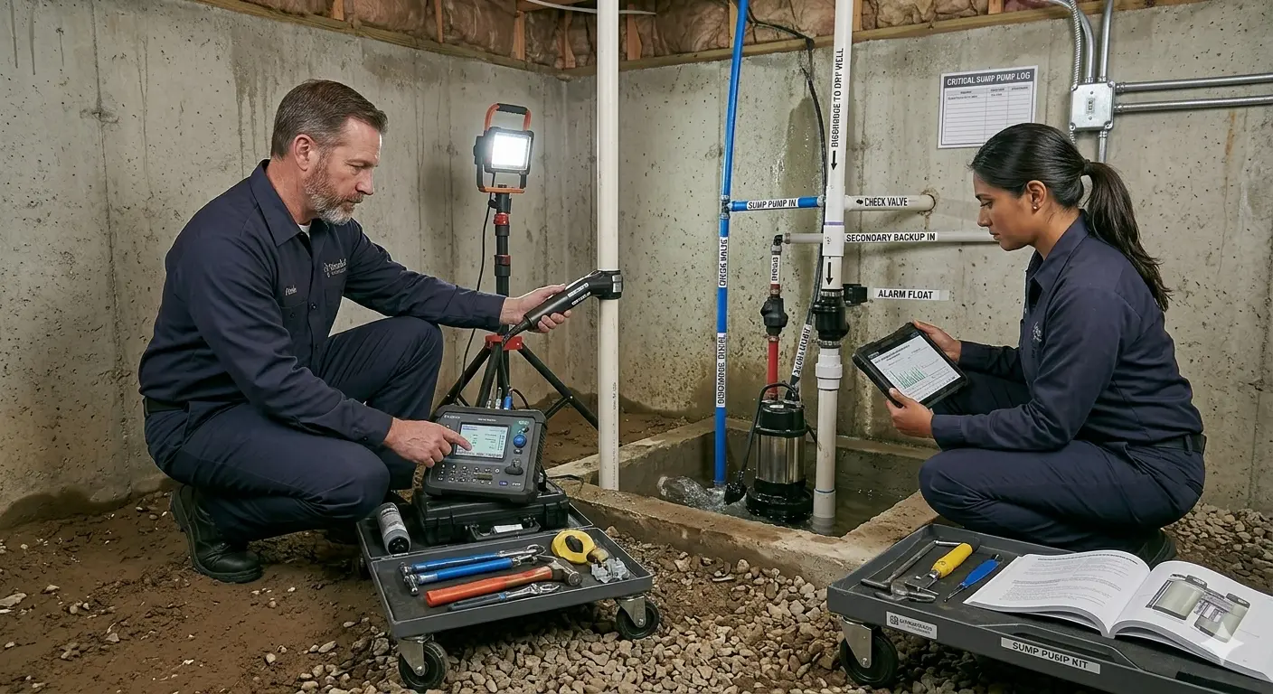 sump pump replacement