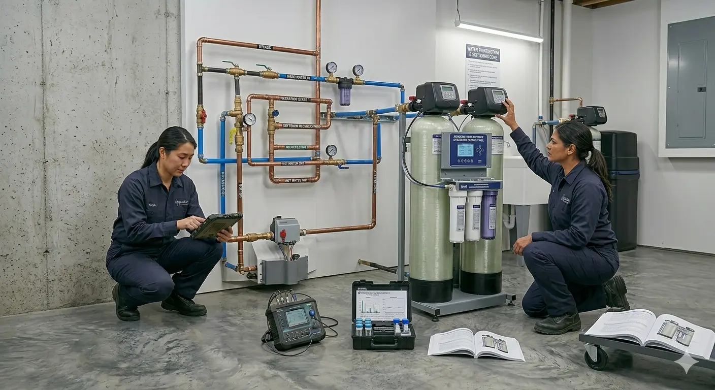 water filtration and softeners